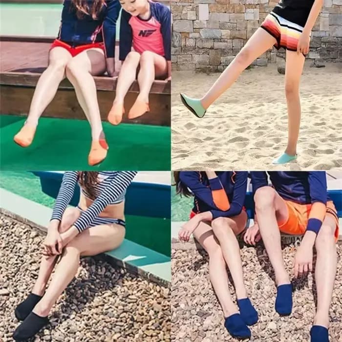 Chaussures aquatiques unisexes antidérapantes – Chaussettes d'eau à séchage rapide pour la natation