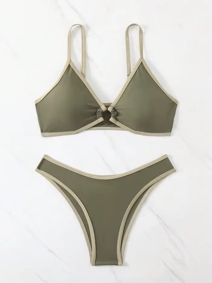 Micro Bikini Halter pour Femme 2026 – Maillot de Bain Sexy Brésilien