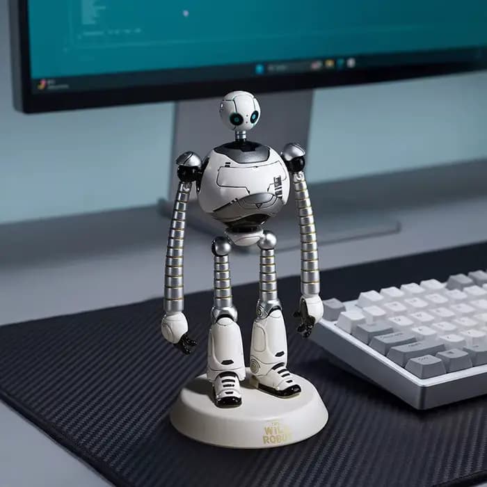Figurine de jouet The Wild Robot Roz, modèle de personnage de film, décoration de bureau à domicile, ornement de collection, cadeau pour les fans
