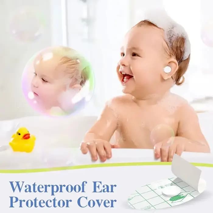 Protège-oreilles imperméables grands et petits pour la protection des oreilles lors du bain - Protège-oreilles imperméables - Doux et confortables, adaptés à la natation et