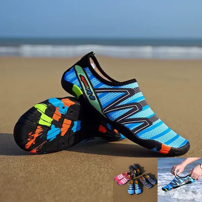 Chaussures aquatiques à séchage rapide, chaussures de plage, chaussures aquatiques unisexes, pantoufles aquatiques, chaussures de surf pieds nus, baskets aquatiques, chaussettes légères d'été pour l'e