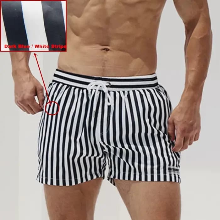 Desmiit Swimwear Short de bain pour homme avec doublure en maille