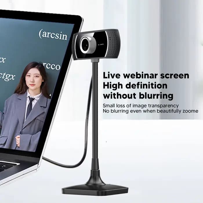 Webcam HD à mise au point manuelle, diffusion en direct, caméra USB sans pilote avec microphone pour conférences informatiques, appels vidéo, 640x480, 30 FPS