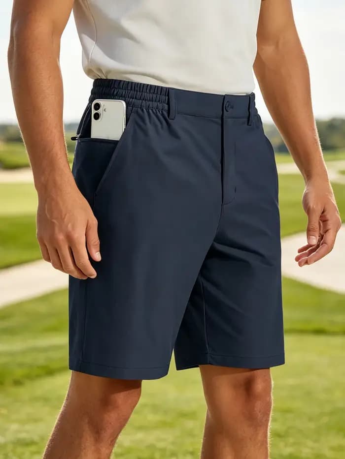Shorts de golf pour hommes, shorts légers, shorts à séchage rapide, shorts extensibles, shorts décontractés pour le travail et la randonnée
