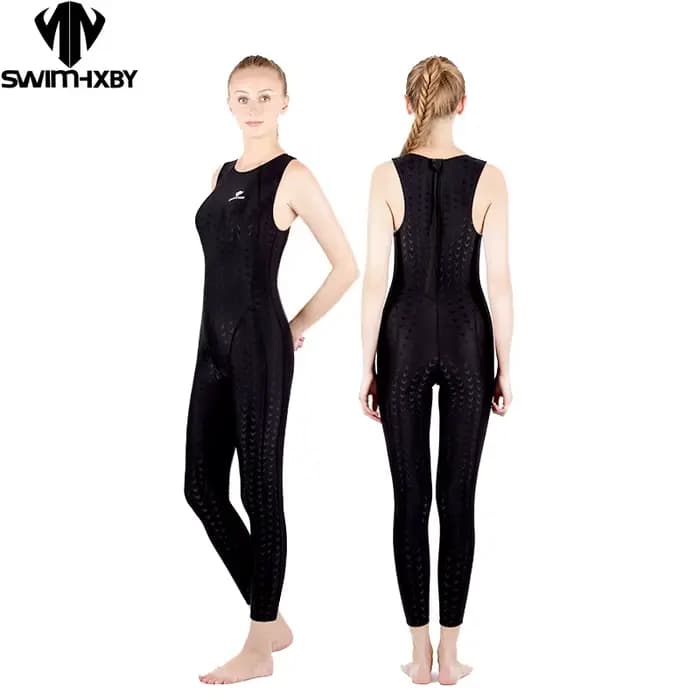 Maillot de bain de compétition pour femmes, maillot de bain d'entraînement résistant sur toute la longueur, body respirant à séchage rapide