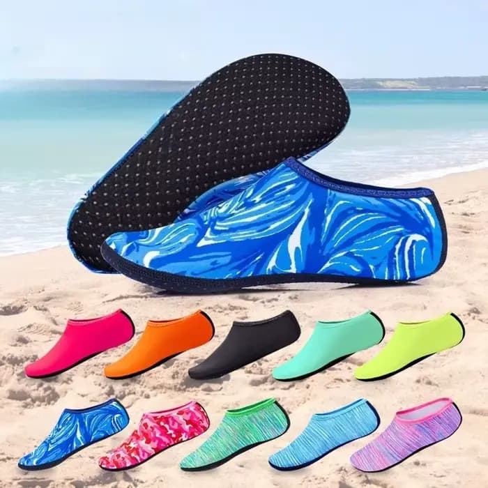 Chaussures aquatiques unisexes antidérapantes – Chaussettes d'eau à séchage rapide pour la natation