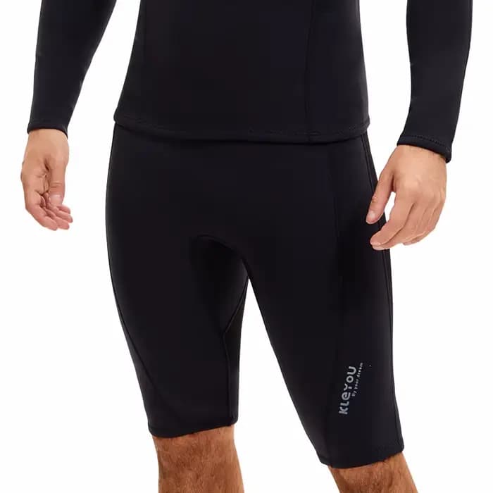 Short de bain en néoprène pour hommes – Maillot de plongée chaud et super extensible