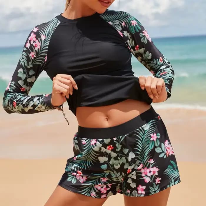 Maillot de bain pour femme Tankini ensemble