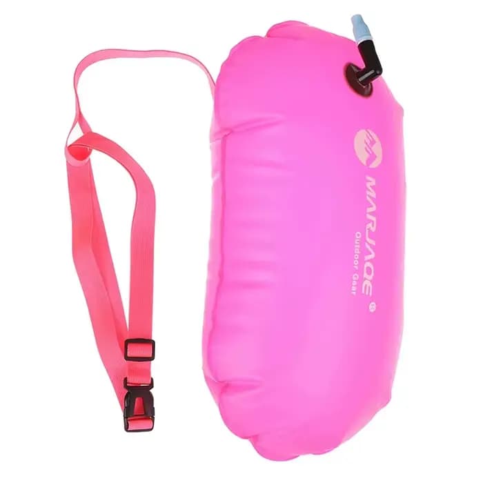 Bouée de piscine flotteurs de remorquage gonflable bouée de natation de sauvetage sac de séchage d'air gonflé en PVC sac de dérive accessoire de piscine eau libre