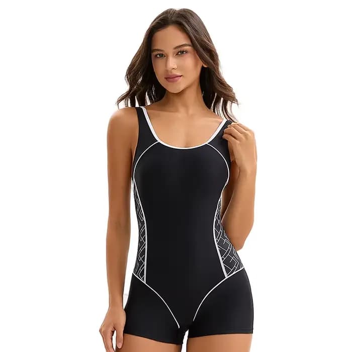 Maillot de bain une pièce femmes Boyleg maillots