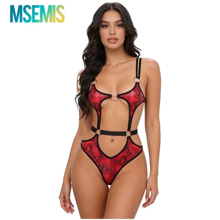 Maillot de bain une pièce pour femme, style monokini, motif peau de serpent sauvage, dos nu, découpé, dos nu en T