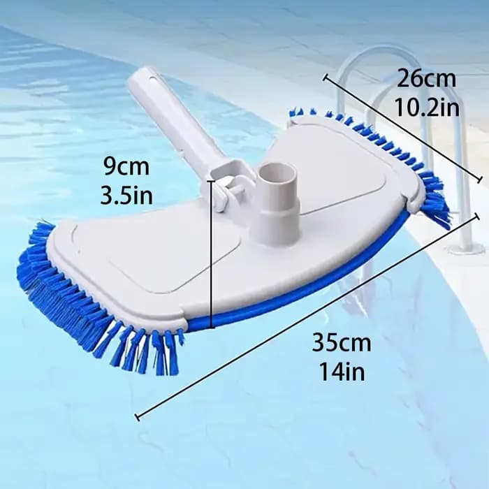 Aspirateur incurvé pour piscine
