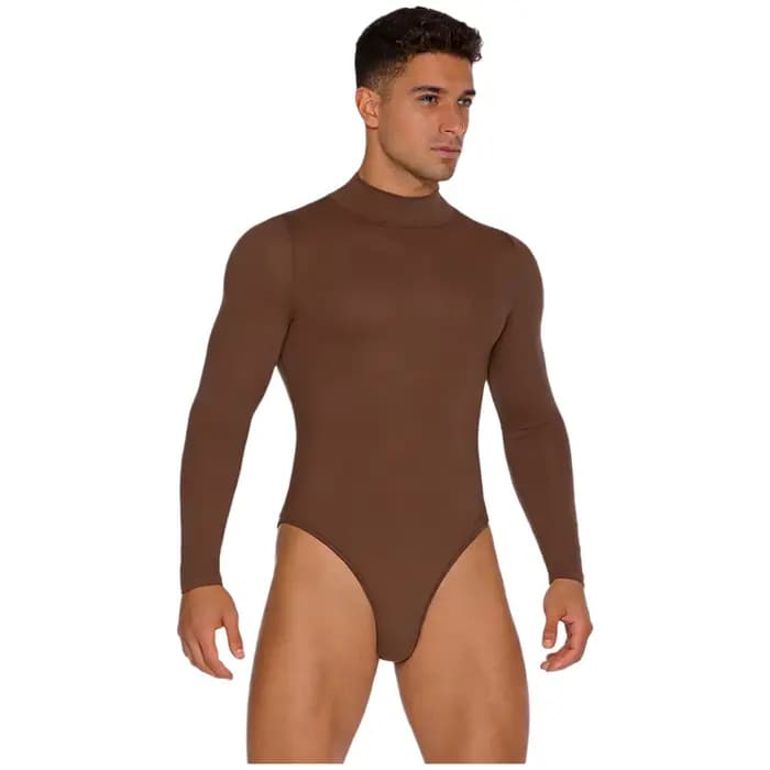 Maillot de bain une pièce pour homme à manches longues