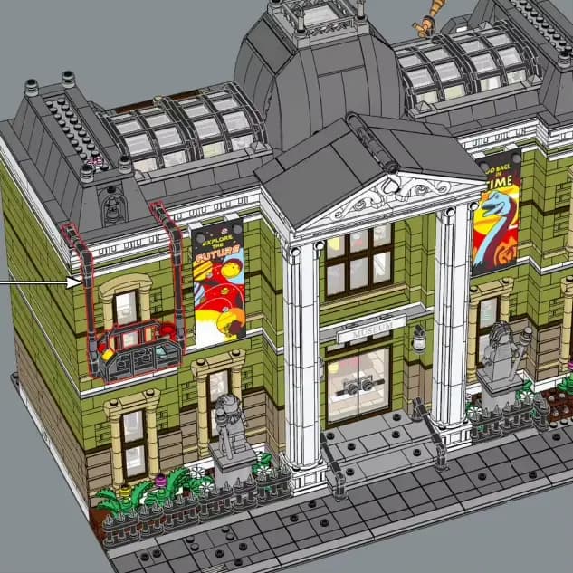 2026 Ensemble de construction modulaire le plus grand du Musée d'histoire naturelle Icon, Blocs de construction Architecture Vue sur rue, Jouet pour adultes, Cadeau, 4014 pièces