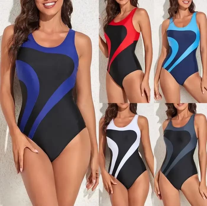 Maillot de bain une pièce pour femme, sexy, push-up, batterie, course, sport, Mayo, été, natation, média, 2022