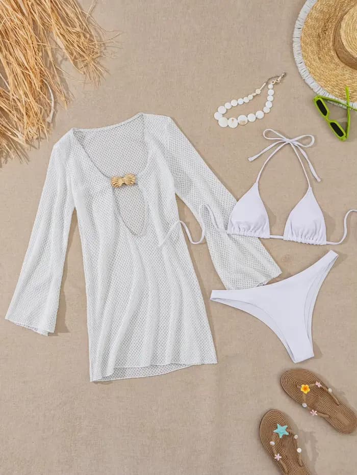 Maillot de bain trois pièces pour femmes
