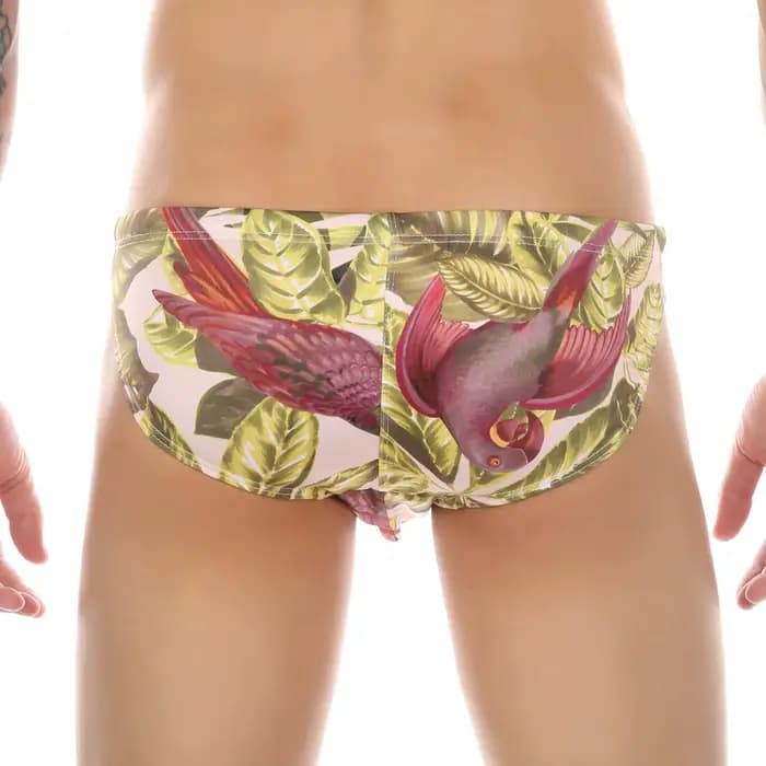 Slips de bain imprimés tendance pour hommes – Maillots de bain de plage européens respirants pour le surf et la plage