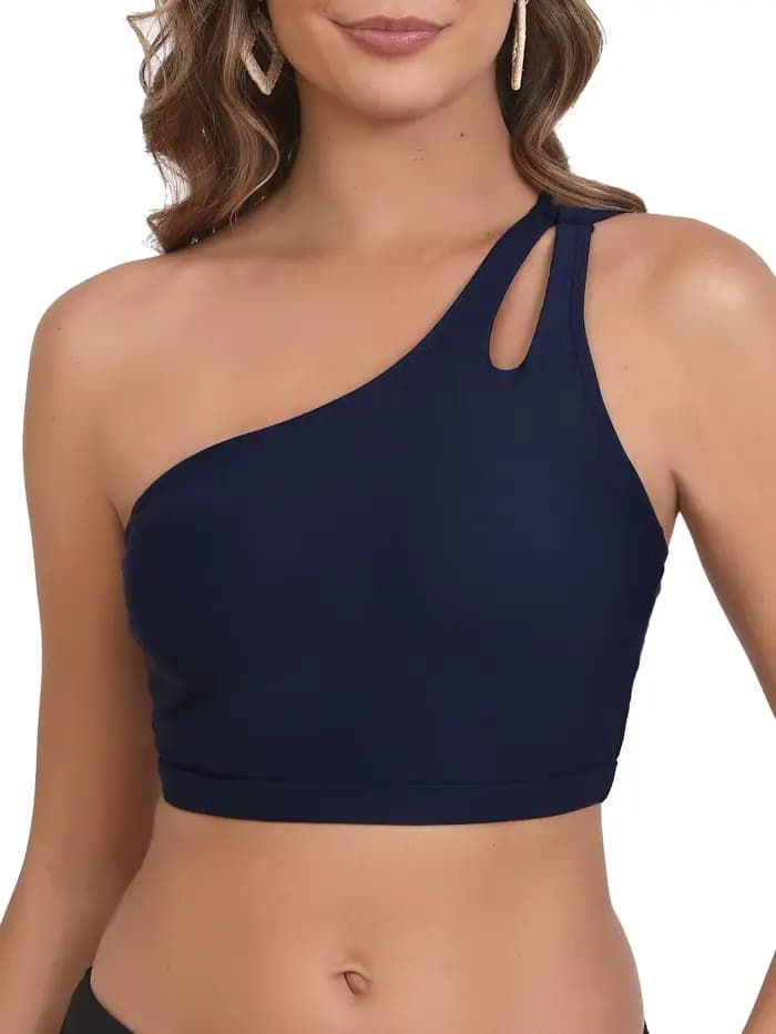 2026 Haut de maillot de bain asymétrique à une épaule