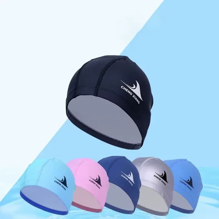 Bonnet de bain requin pour hommes et femmes, tissu imperméable, haute élasticité, Flexible, Durable, Protection des cheveux longs, chapeau de piscine