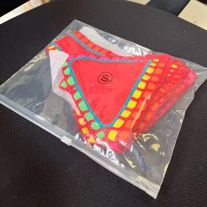 Femmes Boho Sexy maillots de bain avec élastique fait à la main rouge Crochet Beachweaar 2 pièces Bikini ensemble bord de piscine porter des tenues de vacances
