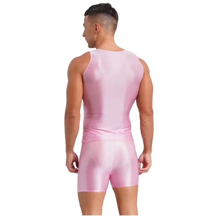 Maillot de bain brillant pour hommes