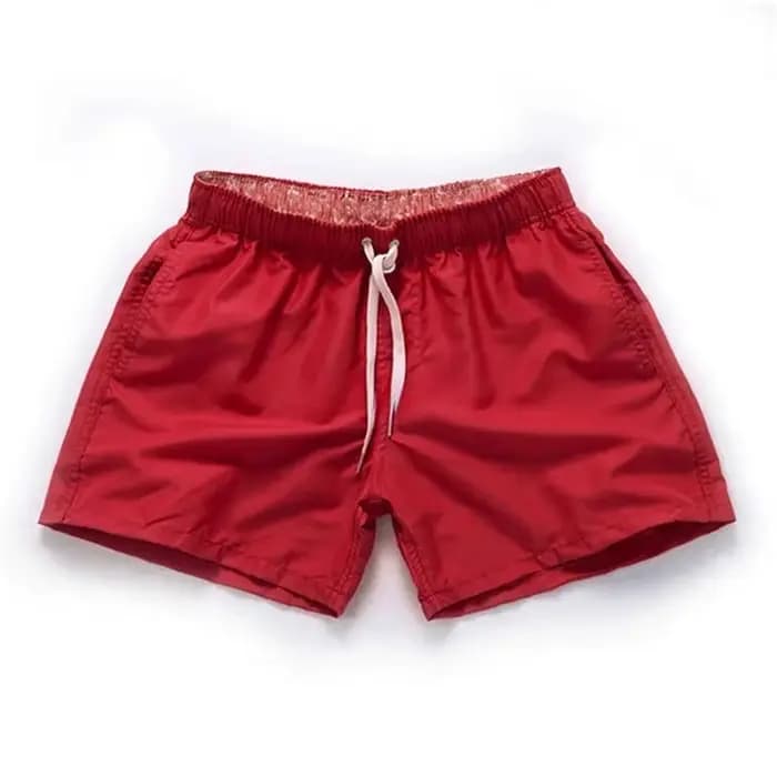Short de bain décontracté pour homme à séchage rapide, avec cordon de serrage à la taille, idéal pour la plage, le surf, la course et le sport, avec poches latérales
