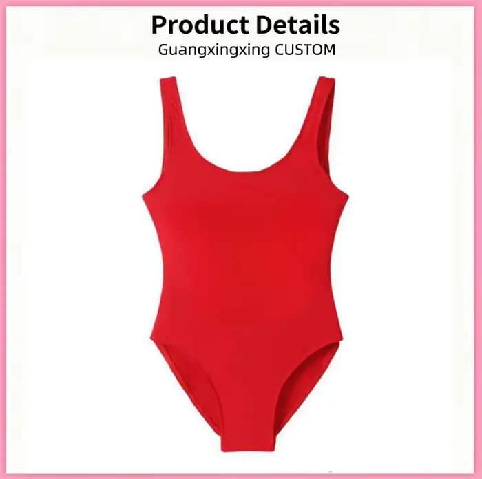 Maillot de bain une pièce pour femme, imprimé avec photo et logo personnalisé.