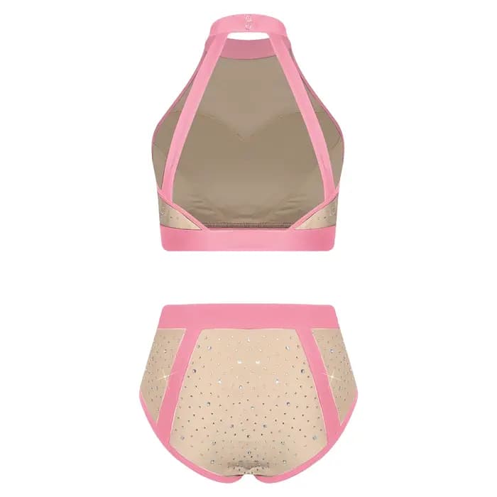 Maillot de bain femme brillant avec strass