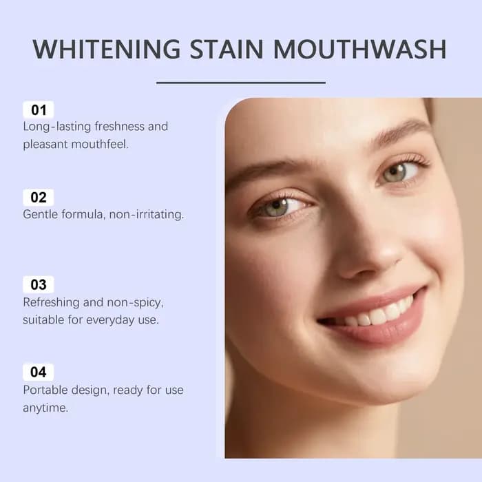Bain de bouche blanchissant pour les dents, élimine les mauvaises odeurs, élimine les taches dentaires, nettoyage buccal, haleine fraîche, protège les gencives, bain de bouche rafraîchissant 237ml