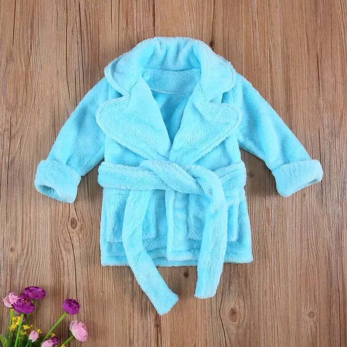 Peignoir à capuche à manches longues pour enfants, peignoir flou pour enfants, pyjama animal pour garçons et filles, robe de serviette de dessin animé pour enfants, automne, hiver, nouveau