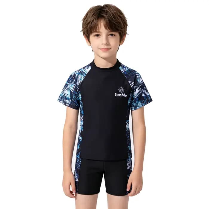 Maillot de bain rose pour filles