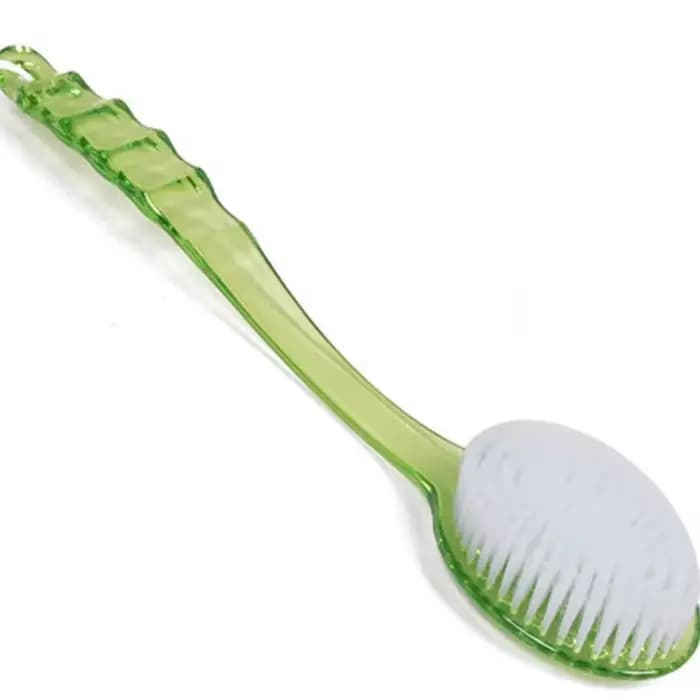 Brosse de bain à long manche pour le dos et le corps