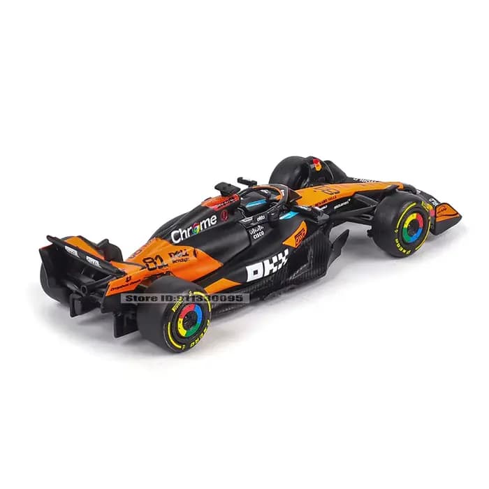 Bburago 1:64 2025 F1 McLaren Formule 1 Équipe MCL39 # 4 Lando Norris # 81 Oscar Piastri alliage voiture moulé sous pression modèle jouet à collectionner