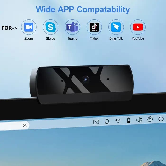 Caméra Web HD 1080P caméra Web USB avec Microphone caméra Autofocus PC ordinateur portable Webcam en Streaming en direct pour les appels vidéo