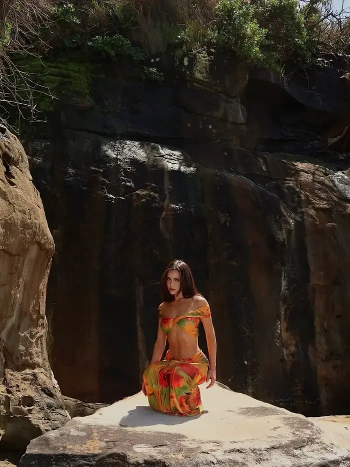 3 pièces Bikini 2025 Sexy rétro imprime femmes maillots de bain