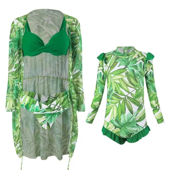 Maillot de bain UV pour mère et enfant, maillot de bain assorti pour la famille, pour femmes et filles, Bikini pour hommes et garçons, maillot de bain pour enfants et bébés, 2024