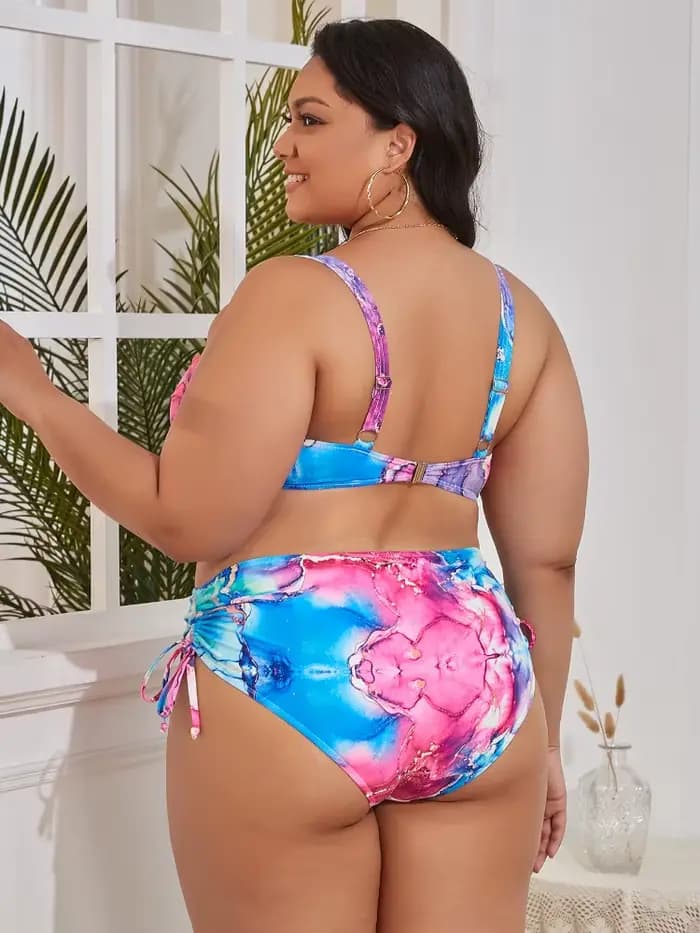 Maillot de bain sexy taille haute pour femme