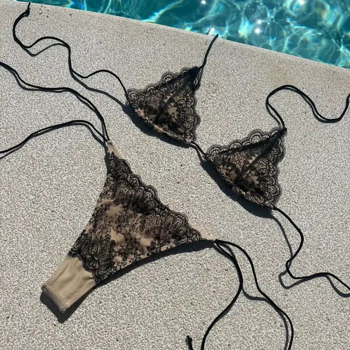 Bikini en dentelle 2026 Push-up pour femme