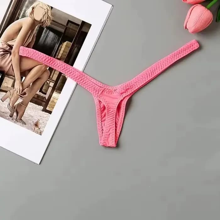 String pour femme taille basse, mini, sexy, micro bikini, culotte féminine