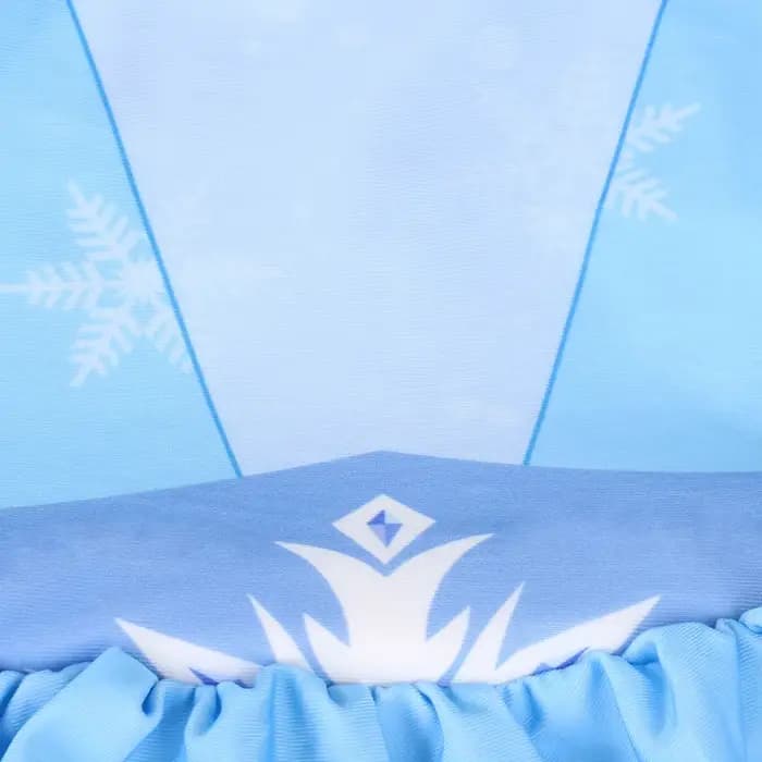 Maillot de bain bleu Elsa Anna pour filles, avec jupe, maillot de bain princesse, doux et respirant, vêtements de plage d'été pour enfants de 2 à 10 ans