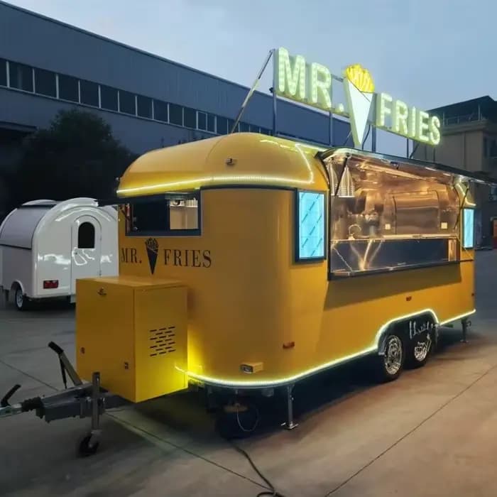 Fulai boulangerie BBQ Kebab camion de nourriture Remorque Alimentaire Mobile cuisine café jus Snack Bar remorque de restauration rapide