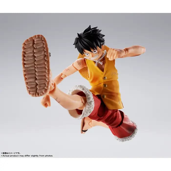 BANDAI One Piece S.H.Figuarts SHF Monkey.D.Luffy-Marineford Figurine d'action Anime Modèle Jouets