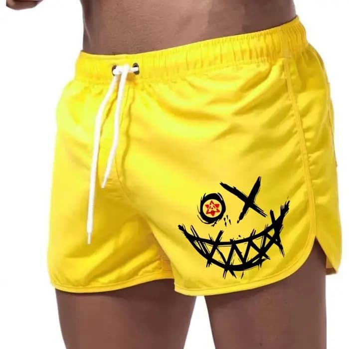 Maillot de bain court respirant et confortable pour hommes