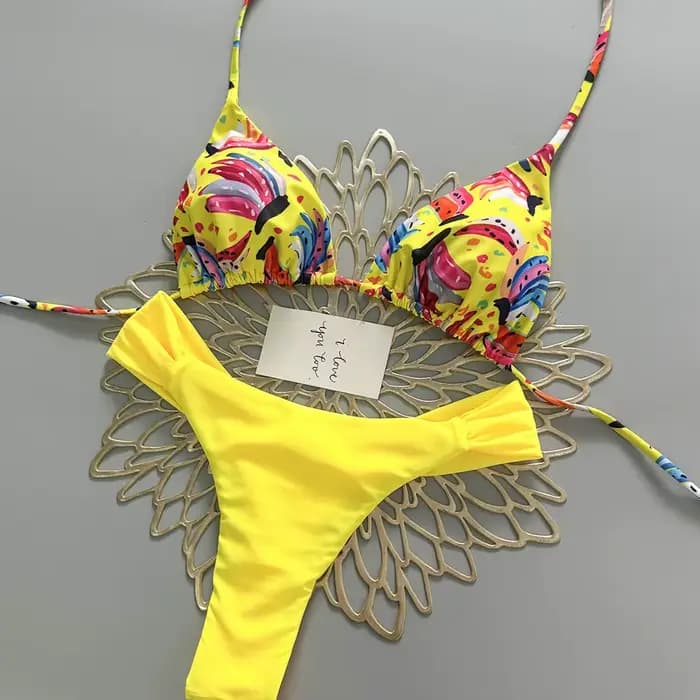 Maillot de bain imprimé style Spice Girl