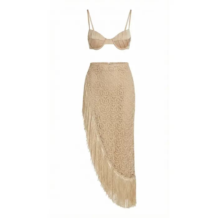 Maillot de bain sexy push-up avec jupe