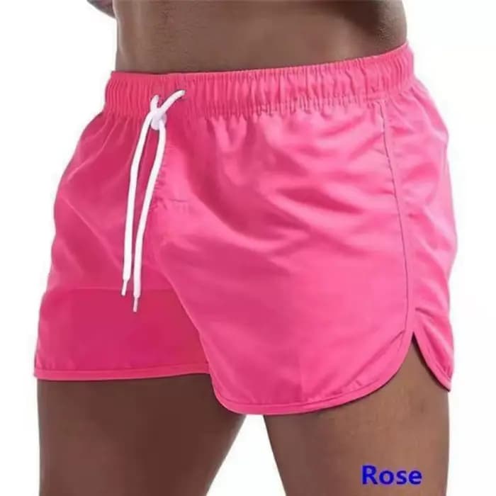 Shorts de bain pour hommes, séchage rapide, respirants, avec cordon de serrage et poches, pour le surf, la plage et l'été