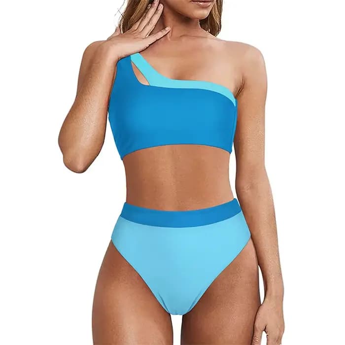 Bikini 2023 femmes taille haute maillot de bain Sexy une épaule maillots