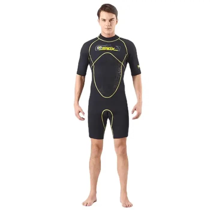 Combinaison de surf shorty à manches courtes pour homme