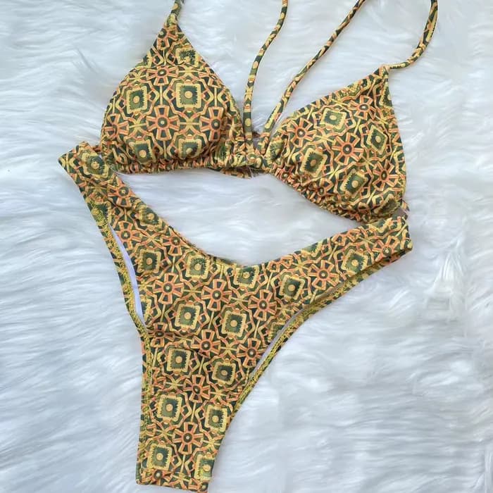 Maillot de bain coupe triangle fendu, maillot de bain 600, bikini, nouveau, 2022