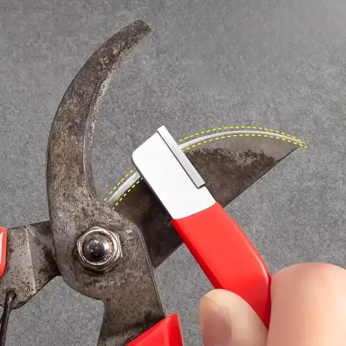 Affûteur de couteaux de cuisine professionnel «Precision Edge», pierre à aiguiser en céramique tungstène et diamant pour toutes les pierres, y compris les ciseaux de jardin